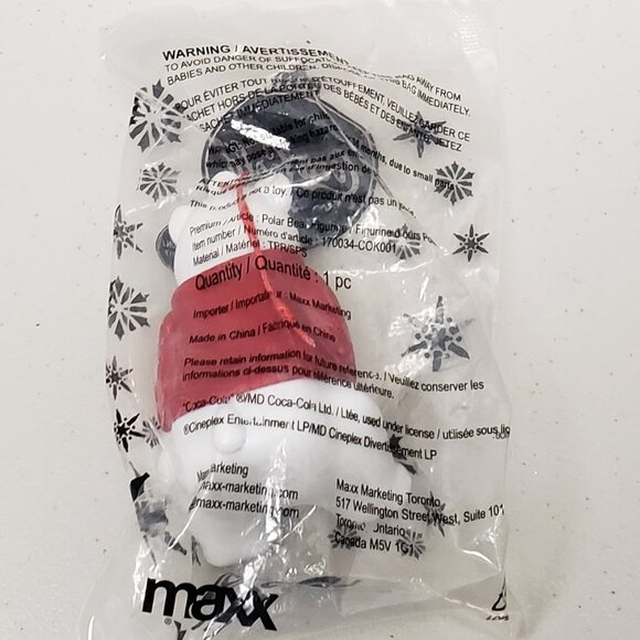 Coca Cola Cineplex Polar Bear Christmas Ornament 2017 - Picture 2 of 5